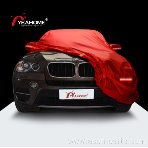 Fashion Light Covers Polyester Coating Waterproof Car Cover